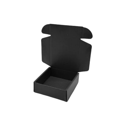 50 Pack 6.3x6x1.6 in Black Shipping Boxes - color: Black, size: 6.3x6x1.6 in