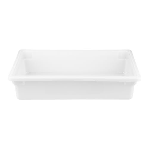 Restaurantware 26 x 18 x 6 In White Plastic Food Storage Box, 1 Count