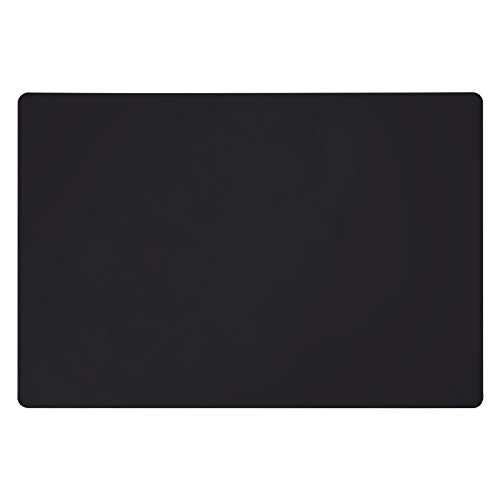 Gartful Silicone Mats for Kitchen Counter, Large Silicone Countertop Protector 25" by 17", Nonskid Heat Resistant Desk Saver Pad, Multipurpose Mat, Placemat, Black - color: Black, size: L-25" x 17" x 0.03"