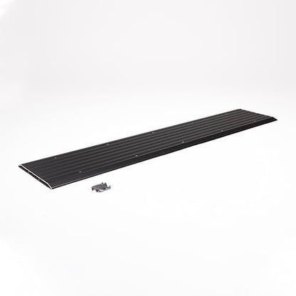 Aluminum Thresholds Extra Width 5"-6"-7"-8" Inch - Residential/Commercial use. Saddle/Handicap Easy Installing and Accessible/Fireproof Rated high-Quality (10"x48") - size: 10"x48"