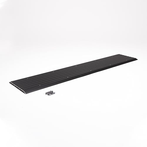 Aluminum Thresholds Extra Width 5"-6"-7"-8" Inch - Residential/Commercial use. Saddle/Handicap Easy Installing and Accessible/Fireproof Rated high-Quality (10"x72") - size: 10"x72"