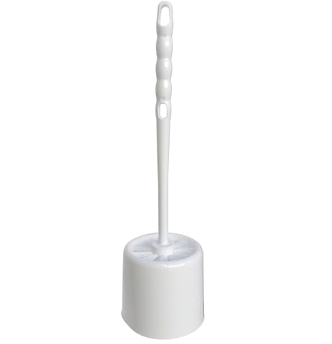 Sparta Toilet Bowl Brush with Caddy, 16 Inch, White