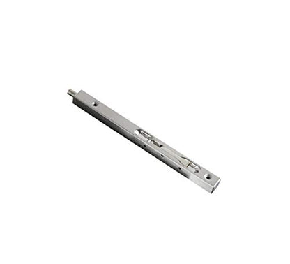 TOGU 10" Solid Stainless Steel Lever Action Flush Bolt, Concealed Security Lock For Composite, Wood, Double & Dummy Doors, Brush Stainless Steel Finish
