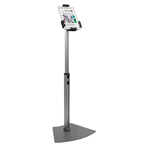Kantek Tablet Kiosk Stand with Security Locking System, Floor Mounted, for 7.9-10.1 Inch Tablets (TS960) - style: Locking Floor Mounted Tablet Kiosk Stand