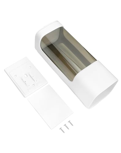 QWORK Wall Mounted Paper Cup Dispenser Set – 2 Pack, Fits 4–5 oz Cups with Smooth Pull Design for Office, Bathroom & Kitchen