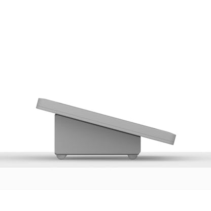 VidaMount Light Grey Enclosure and Fixed Tilted 15° Desk/Surface Mount [Bundle] Compatible with iPad 10.2" (7th, 8th & 9th Gen) - color: Light Grey, size: iPad 10.2" (7th, 8th & 9th Gen)