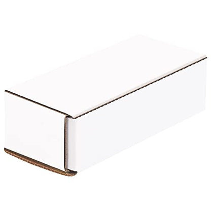BOX USA BMRX2L 6"L x 2 1/2"W x 1 3/4"H, White (Pack of 50) - size: (032) 6" x 2 1/2" x 1 3/4", 50-Pack