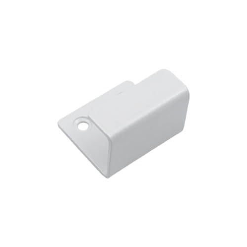 Coshar 10 Pcs Stainless Steel Hanger Bracket for Ceramic Tile Billboard - size: 25mm Inner Width(White)