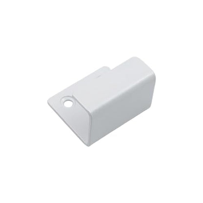 Coshar 10 Pcs Stainless Steel Hanger Bracket for Ceramic Tile Billboard - size: 25mm Inner Width(White)