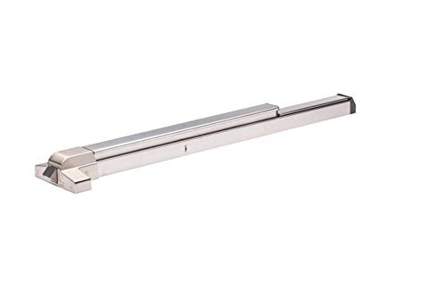 Global Door Controls ED-501XL-US32D ED-501 XL Series Trans Atlantic ED-501XL Rim Surface Exit Device in Satin Stainless Steel