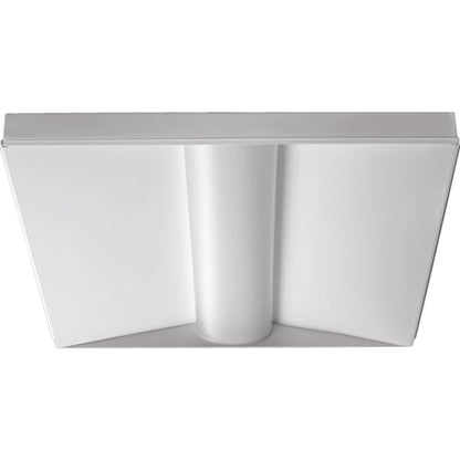 Lithonia Lighting 2x2 LED Troffer Light, BLT Series Low Profile LED Drop in Ceiling Light for Dropped Ceiling with Curved Ribbed Diffuser, 3300 Lumens, 3500K Neutral White - color: 3500K, size: 2 ft x 2 ft, style: Standard