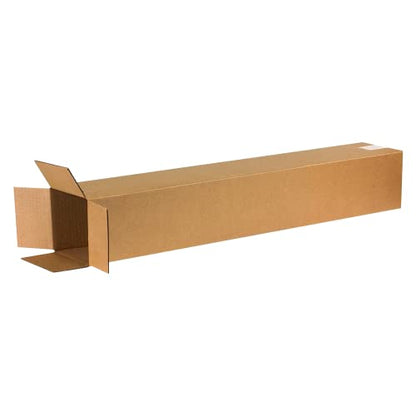 BOX USA 6x6x38 Tall Corrugated Boxes, Tall, 6L x 6W x 38H, Pack of 25 | Shipping, Packaging, Moving, Storage Box for Home or Business, Strong Wholesale Bulk Boxes - size: 6" x 6" x 38"