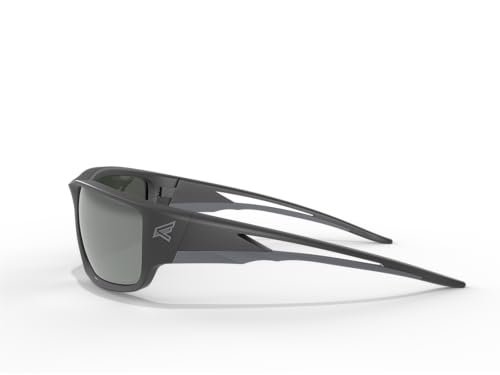 EDGE Kazbek Wrap-Around Safety Glasses, Anti-Scratch, Non-Slip, UV 400, Military Grade, ANSI/ISEA & MCEPS Compliant - color: Black Frame