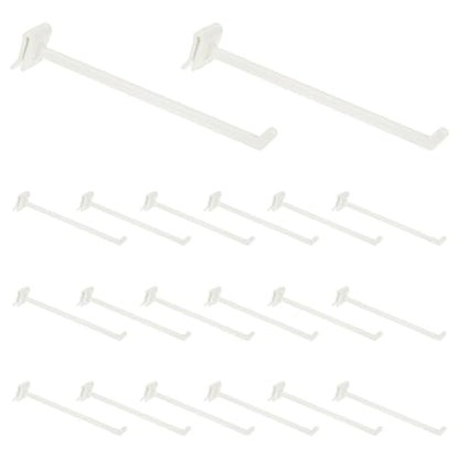 uxcell 20Pcs Slat Wall Panel Hooks 6" Plastic Slat Wall Accessories - size: 6 Inch