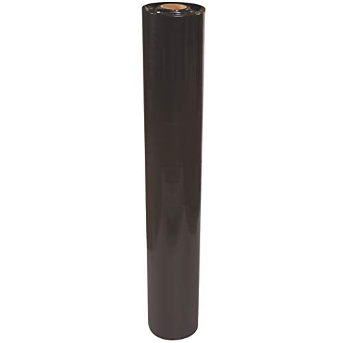 Aviditi 46" x 42" x 68" Pallet Covers/Bin Liners, 2 Mil, Black, Perforated Roll, Use to Protect Pallets and Equipment During Shipment or Storage (1 Roll of 50)
