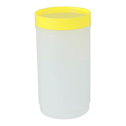 Restaurantware 1 qt Yellow Plastic Quick Pour Storage Container Bottle - color: Yellow, size: 32 Ounces