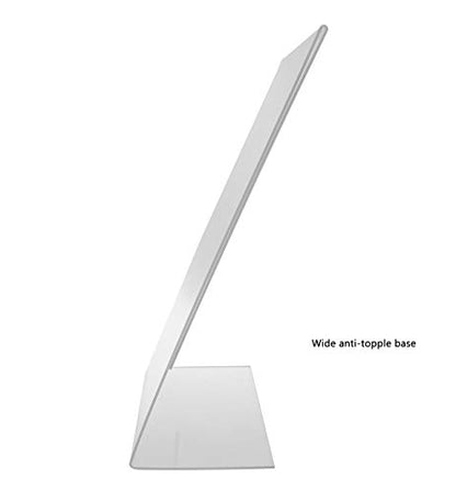 Marketing Holders 2 Pack 11" x 14" Table Tent Sign Holder Side Load Slant Back Clear Acrylic Printed Materials Advertising Drink Specials Display Restaurants Expos Trade Shows Hotel Lobbies - size: 11"w x 14"h