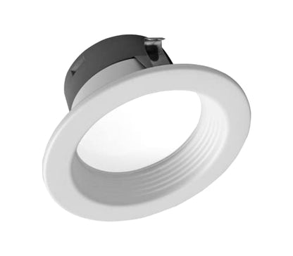 DLR4(v6) 4-inch White Selectable Recessed LED Downlight with Baffle (DLR4607120SWHBF) - color: White Baffle, style: 1-Pack