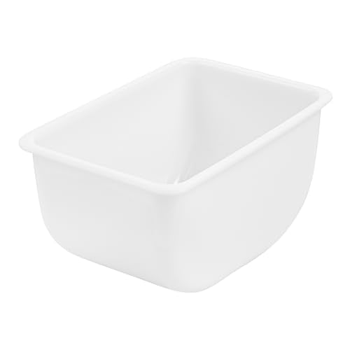 Restaurantware White Plastic Pint Insert, 5.5 x 3.5 x 2.8 In - size: 1.25 Pint