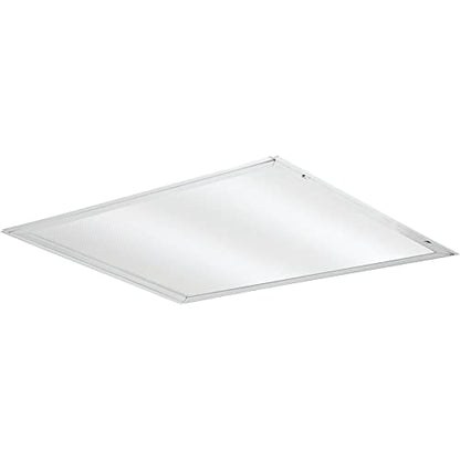 Lithonia Lighting 2x2 Lensed LED Troffer Light, Recessed LED Drop in Ceiling Light with Prismatic Lens for Grid Ceilings, 120 Volt, 4000K Cool White - color: Non-Dimmable