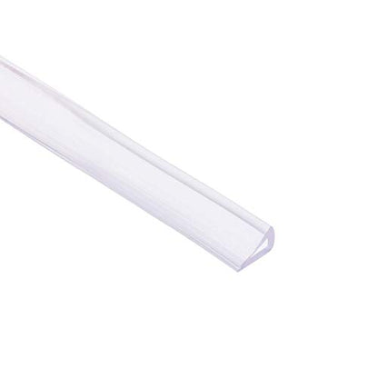 uxcell Trim Seal, PVC U-Seal Channel Edge Protector Sheet, Fits 1-3mm Edge 5Meters/16.4Ft Length, 0.39" Height Transparent - size: 16.4Ft x0.39"