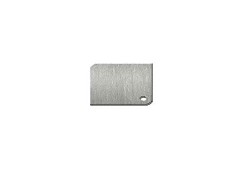 2.5 in. Dia. Wall Mount Convex Flush Bumper (Set of 10) (Brushed Stainless Steel)