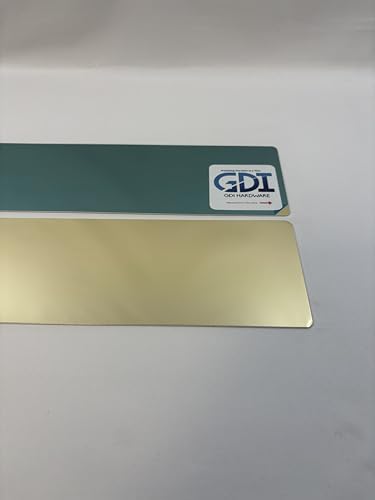 Protection Plates/Push Plates (Polished Brass, 4 x 20) - color: Polished Brass, size: 4 x 20