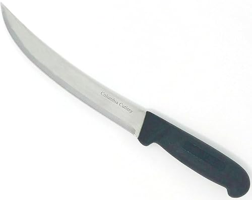 Columbia Cutlery 12 Piece Knife Set for Commercial Kitchens - Assorted Chef, Bread, Slicer, Boning, Butcher, Cimiters - Professional Restaurant Knives