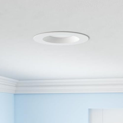 LUXRITE 5/6 Inch LED Recessed Retrofit Downlight, 14W=90W, 1100LM (16 Pack) - size: 16 Count (Pack of 1)