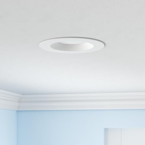 LUXRITE 5/6 Inch LED Recessed Retrofit Downlight, 14W=90W, 1100LM (16 Pack) - size: 16 Count (Pack of 1)