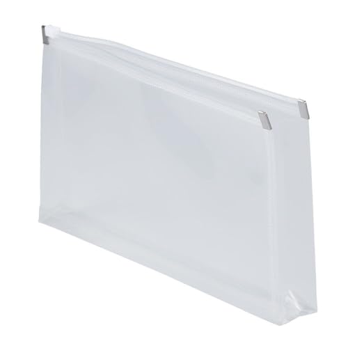 JAM PAPER Plastic Envelopes with Zip Closure - #10 Booklet Wallet - 5 x 10 - Clear - 3/pack - color: Clear, size: #10 Business Size - 3 Pack