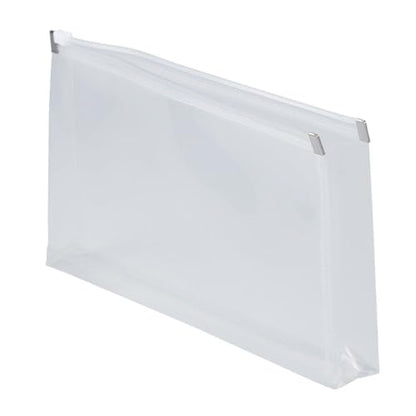 JAM PAPER Plastic Envelopes with Zip Closure - #10 Booklet Wallet - 5 x 10 - Clear - 3/pack - color: Clear, size: #10 Business Size - 3 Pack