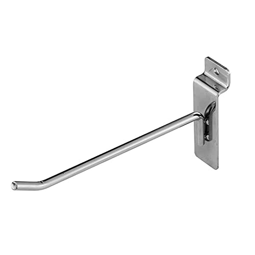 8inch Slatwall Hooks,Hangers,Display Hooks,Single Rod Hooks,Slatwall Display Panel Hooks,Perfectly Display Items & Products for Your Room,Garage,Retail Store - size: Slatwall hook 8" 16 Pack