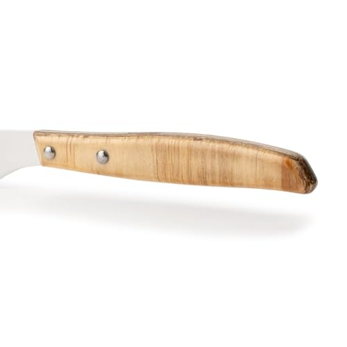 Arcos Table Knives - Steak Knife Table Knife - Blade Nitrum Stainless Steel 4" - Cut meat effortlessly thanks to its pearly edge - Powerful serrated blade - Handle Pack Wood Brown color