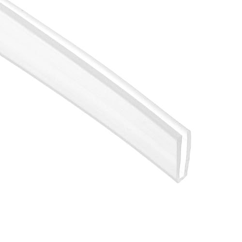 PATIKIL 13Ft U Channel Edging Trim 1/32" Slot Fits 1/64"-5/128" Edge - size: 13Ft Long,1/32" Slot,15/32"Wx5/128"Tx1/8"H