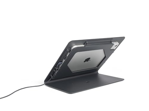 Anti-Theft iPad Kiosk Stand for Desk | Secure Metal Tablet Holder for Business POS & Retail | iPad POS Stand Compatible with 10th Gen. (2022) & 11th Gen. A16 (2025) | Black - size: iPad 10th & 11th Gen (A16) - 10.9"