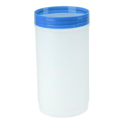 Restaurantware Plastic Storage Container Bottle, Quick Pour, 1 qt - color: Blue, size: 32 Ounces