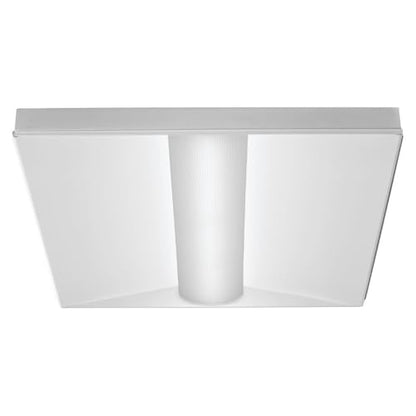 Lithonia Lighting 2x2 LED Troffer Light, BLT Series Low Profile LED Drop in Ceiling Light for Dropped Ceiling with Curved Ribbed Diffuser, 3300 Lumens, 3500K Neutral White - color: 3500K, size: 2 ft x 2 ft, style: Standard