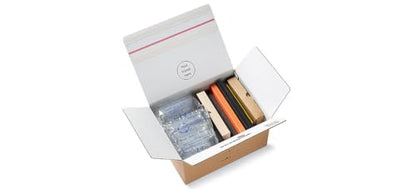 Bubblefast! Brand Pre-Filled Cushioning Air Pillows 4'' x 8'', Clear, from Storopack, Pack of 175
