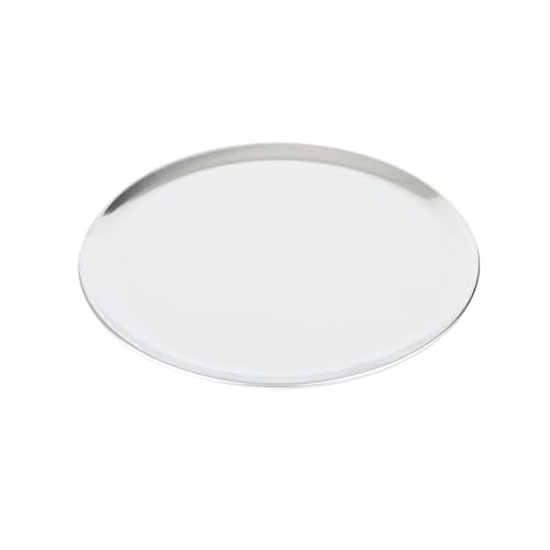 Restaurantware Met Lux 10 Inch Commercial Pizza Pan 1 Coupe Style Pizza Cooking Tray - Heavy-Duty 18-Gauge Aluminum Round Baking Tray Oven-Baking For Pizzas & More - size: 10"