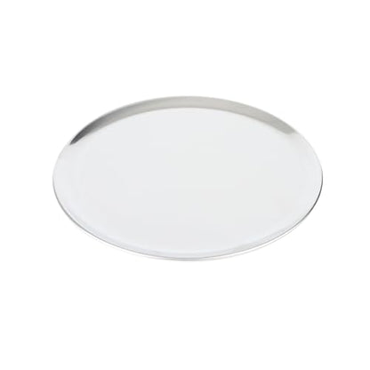 Restaurantware Met Lux 10 Inch Commercial Pizza Pan 1 Coupe Style Pizza Cooking Tray - Heavy-Duty 18-Gauge Aluminum Round Baking Tray Oven-Baking For Pizzas & More - size: 10"