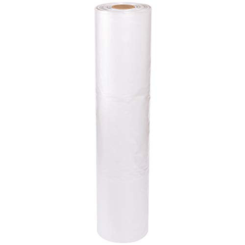 Aviditi 48" x 42" x 48" Pallet Covers/Bin Liners, 4 Mil, Clear, Perforated Roll, Use to Protect Pallets and Equipment During Shipment or Storage (1 Roll of 25)