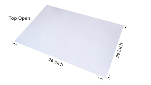 Wowfit 100 CT 20x26 1.1 Mil Large Clear Poly Bags, Flat Open Plastic - size: 20"x26"-100pcs