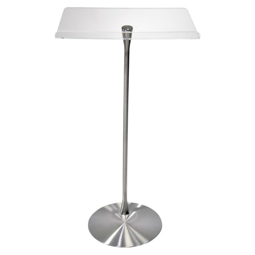 Arc 1 Stainless Steel and Acrylic Podium, Pulpit or Lectern - Kingdom by Procson - size: Design 14