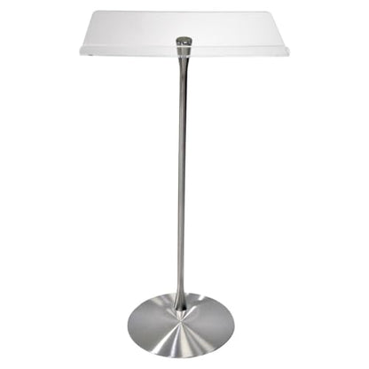 Arc 1 Stainless Steel and Acrylic Podium, Pulpit or Lectern - Kingdom by Procson - size: Design 14