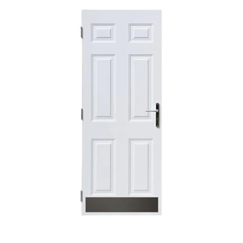 Aluminum Kick Plate - Adhesive Mounted - Choose the Color and Size for Your Door (Duro Coated/Dark Brown, 6" x 36") - color: Duro Coated / Dark Brown, size: 6" x 36"