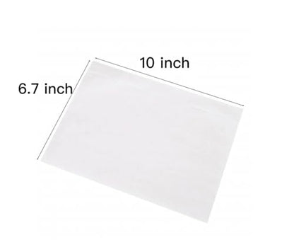1000 PCS Packing List Envelopes 6.7"x10" Clear Packing Slip Pouches Fit 6.5x10 inch Lettter - Shipping/Mailing Pouch Enclosed Bags for Packing Slips Invoice Label