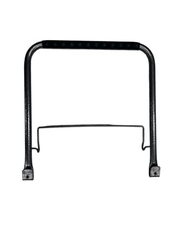 Heavy Duty Uhandle Laundry Cart with 5" Wheel (Charcoal Grey) Ruber Grip.