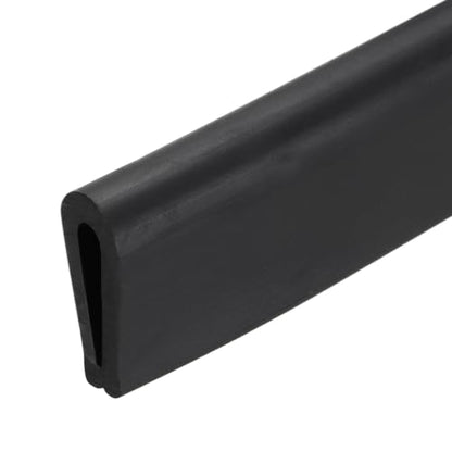 PATIKIL U Channel Rubber Edge Trim 8.2Ft Long for 5/64"–1/8" Thick Edge - size: 8.2Ft L x 9/32" W, 1/8" Slot