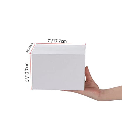 Calenzana 7x5x5 Shipping Boxes Set of 40, White Corrugated Cardboard Box for Mailing Packing Gifts Small Business - size: 7x5x5, style: 40 Pack